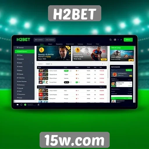 Apostadores elogiam interface do H2BET